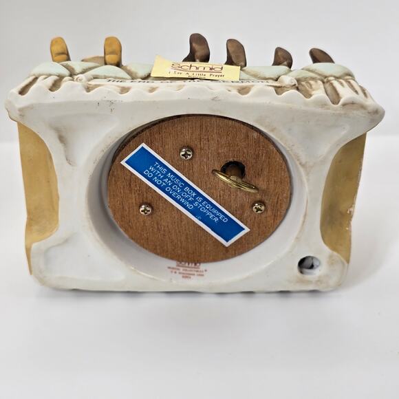 Vintage 1989 Schmid B. Shackman “The End of the Sermon” Porcelain Music Box - Picture 5 of 5